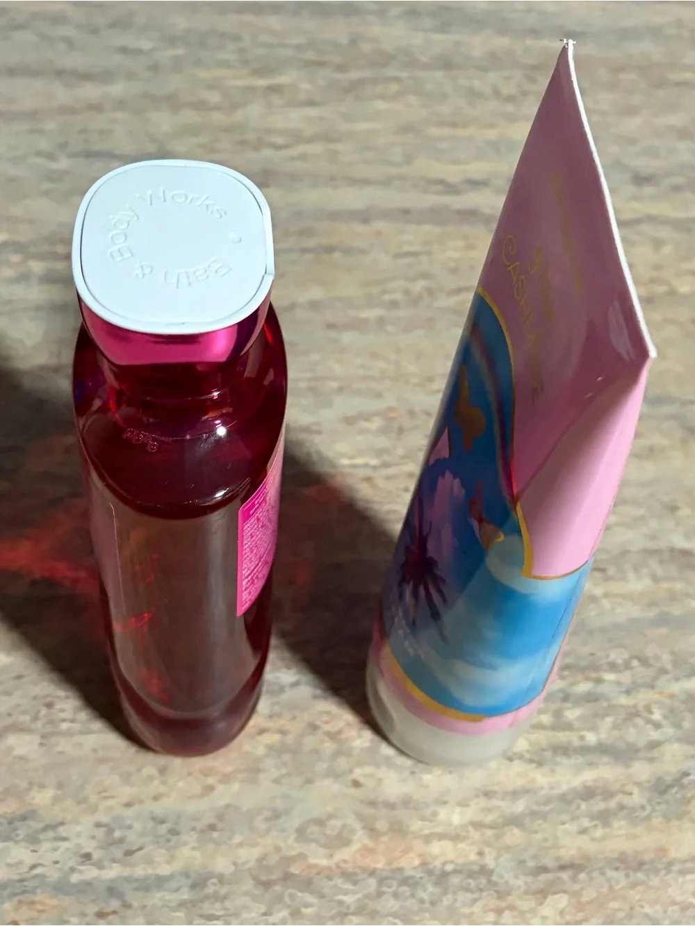Bath & Body Works Perfect in Pink Shower Gel & Pink Cashmere Body Cream Duo